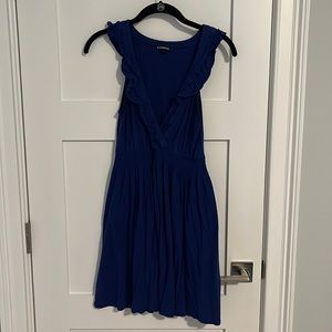 Express Royal Blue Cotton Sleeveless Dress - Size Small